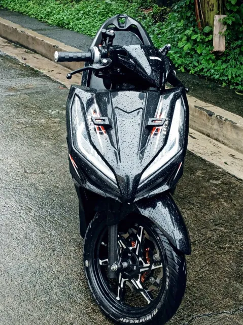 Motorcycle scene